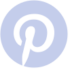 Pinterest Pinterest logo inside a circle filled in with light blue